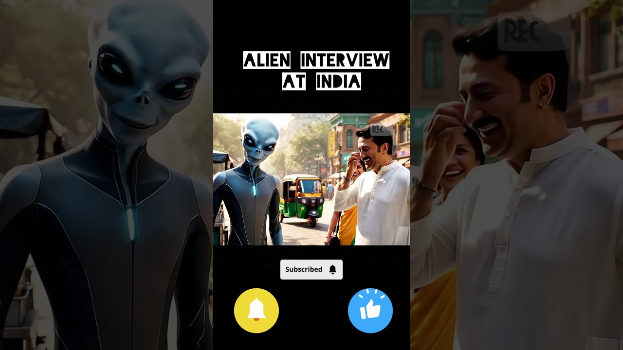 Alien 👽 Interview at India 🇮🇳  