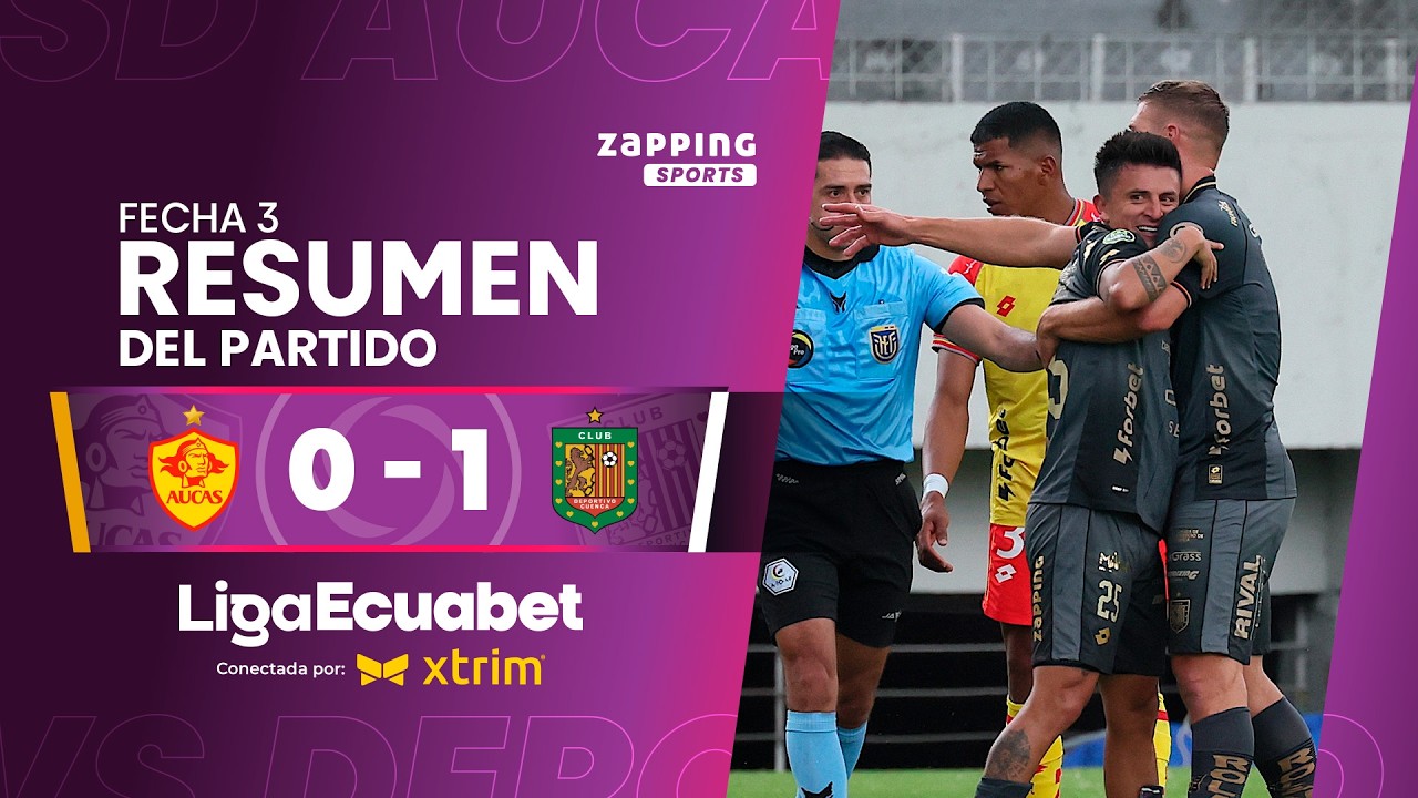 SD Aucas 0 - 1 Dep. Cuenca / Fecha 3 / Liga Ecuabet conectada por Xtrim 2026