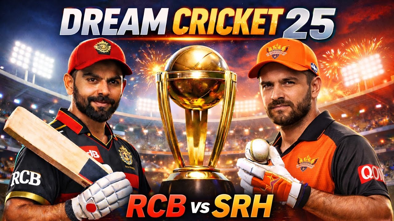RCB Vs SRH || Dream Cricket 25 LIVE Gameplay || Ultimate Cricket Fever Begins! 🔥🏏