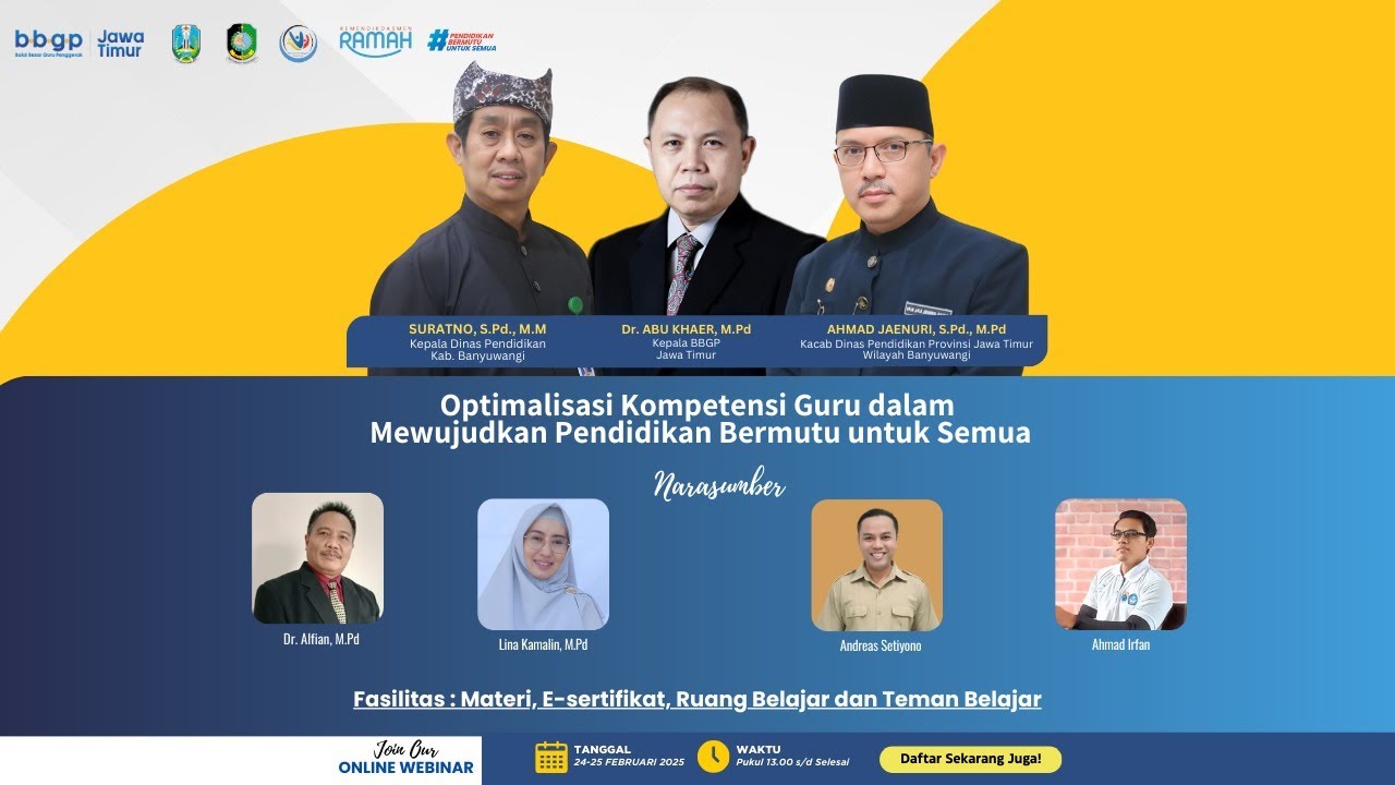 Optimalisasi Komptensi Guru dalam Mewujudkan Pendidikan Bermutu untuk Semua | Hari Pertama