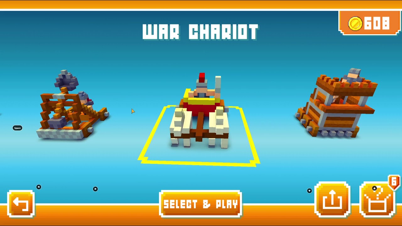 WAR CHARIOT BLOCKY HIGHWAY TRAFFIC RACING ( LEVEL 130 ) GAMEPLAY