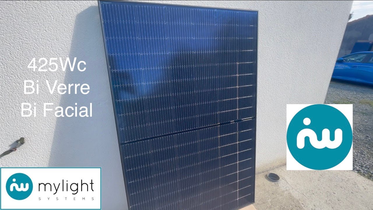 Panneau Solaire Mylight 425Wc Bi-verre Bi-facial