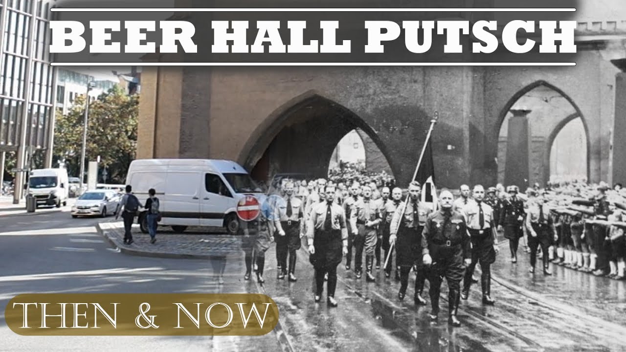 Walking the Beer Hall Putsch - Then & Now Photos