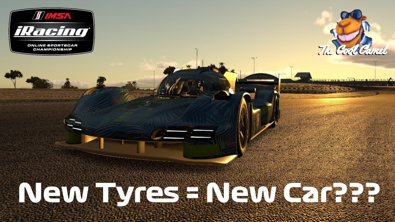 Testing the NEW GTP Tyre model | Porsche 963 GTP @ LeMans - IMSA