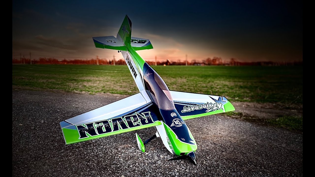 Flying my 73&rdquo; AJ Aircraft Raven before Dusk