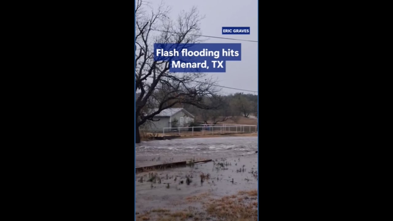 Flash flood emergency issued in Texas Hill Country