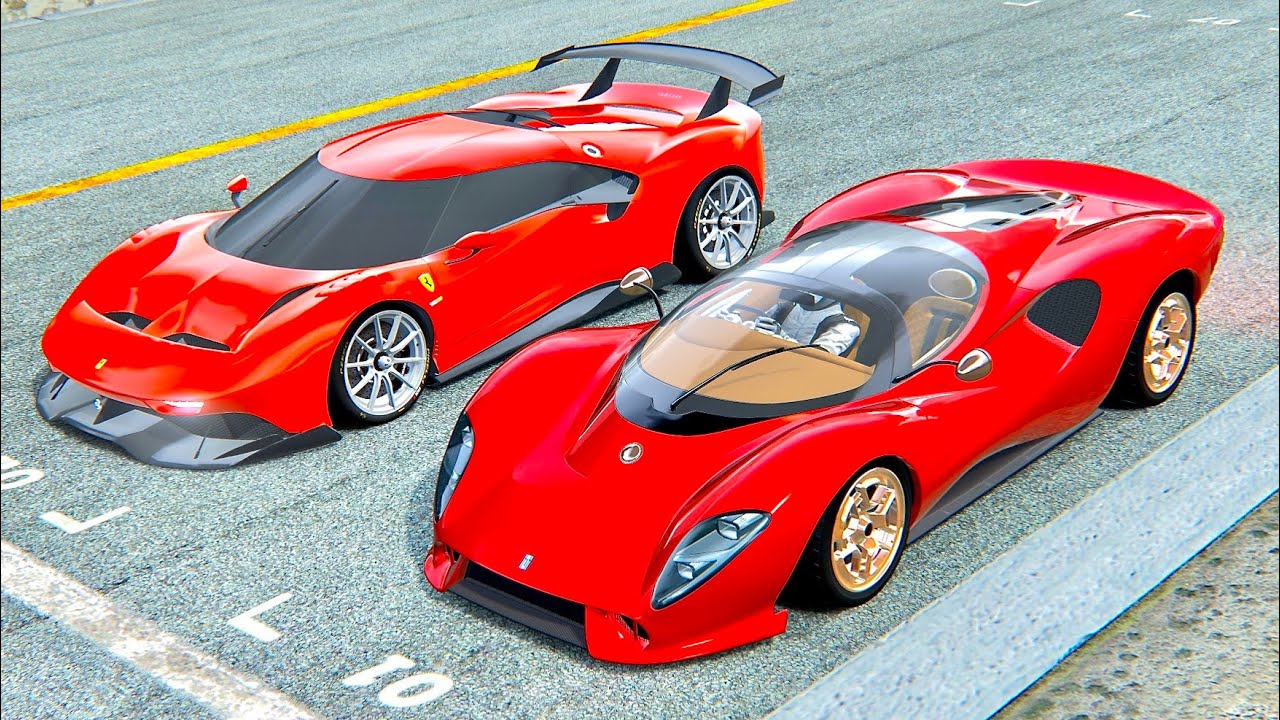De Tomaso P72 2022 vs Ferrari P80/C at Vallelunga GP