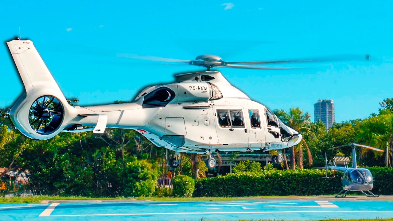 VIP Helicopter ACTION & MORE! Airbus H160 & H155 Dauphin | Agusta AW169 | Bell 505 | Robinson R66
