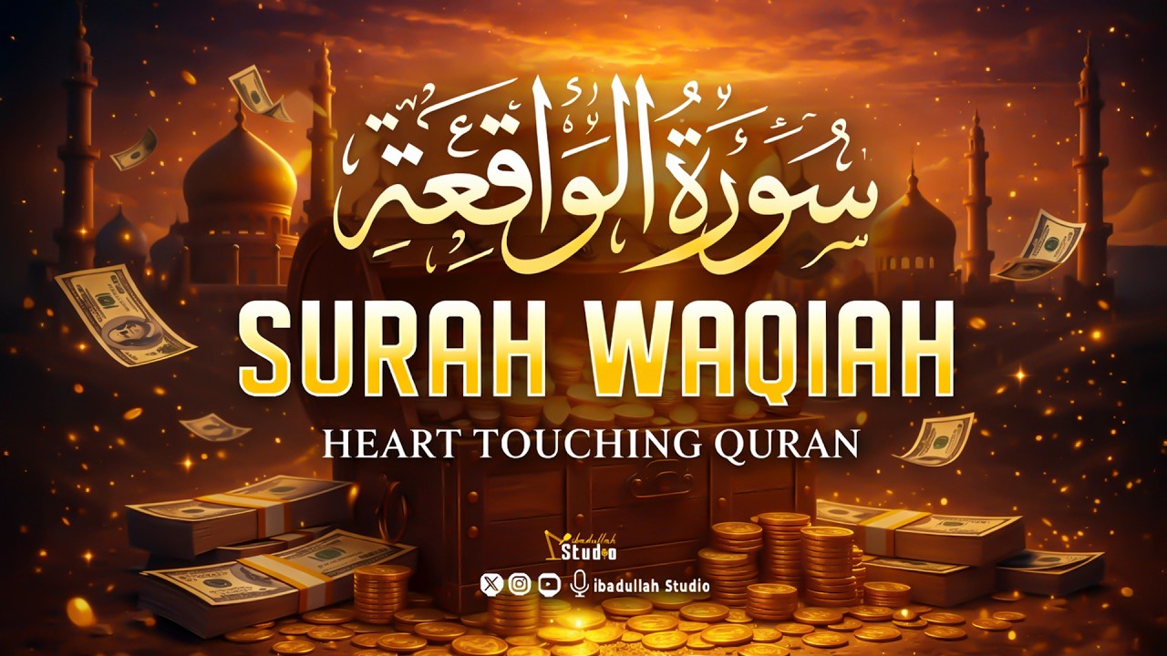 Surah Al-Waqiah (سورة الواقعة) | Heart-Calming Quran Recitation for Rizq & Spiritual Peace #waqiah