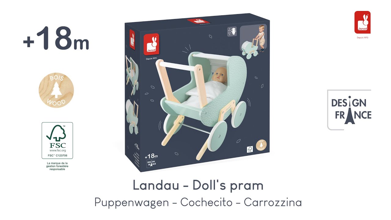 Janod - Landau en bois collection 