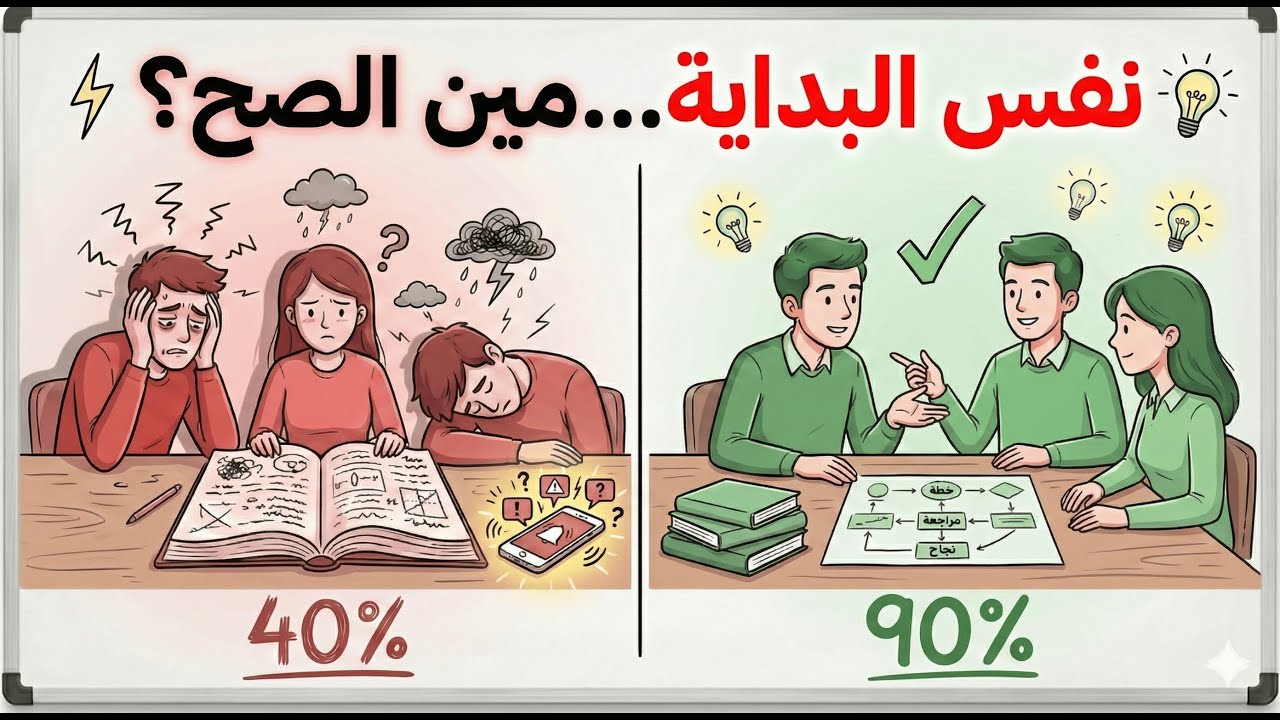 ❌ هل تدرس خطأ؟ 5 إشارات تقول إنك ماشي بالطريق الخطأ ❌