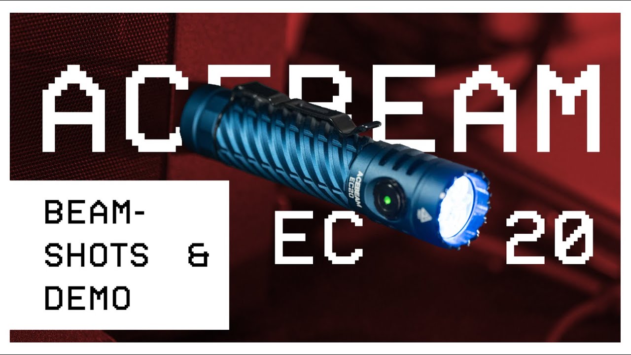 Acebeam EC20 - SFT25R [DEMO & BEAMSHOTS]