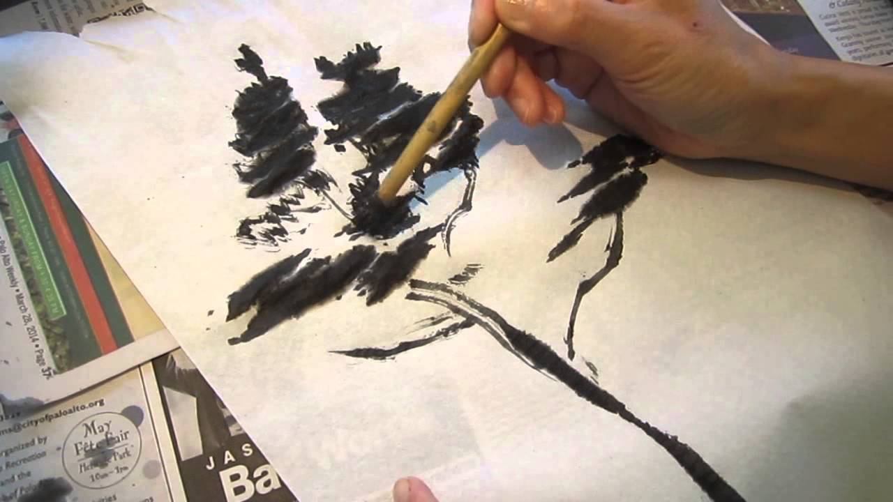 Cleaning inkstone humming with a request asmr