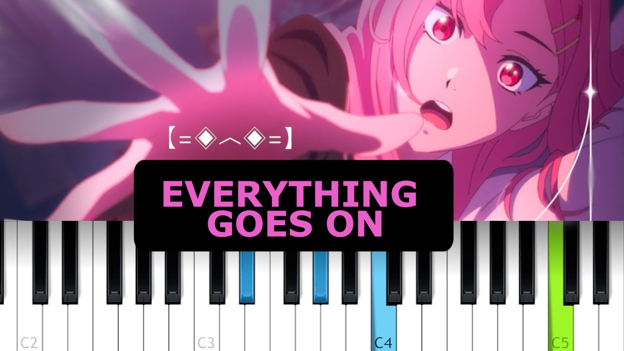 Porter Robinson - Everything Goes On (Piano Tutorial)