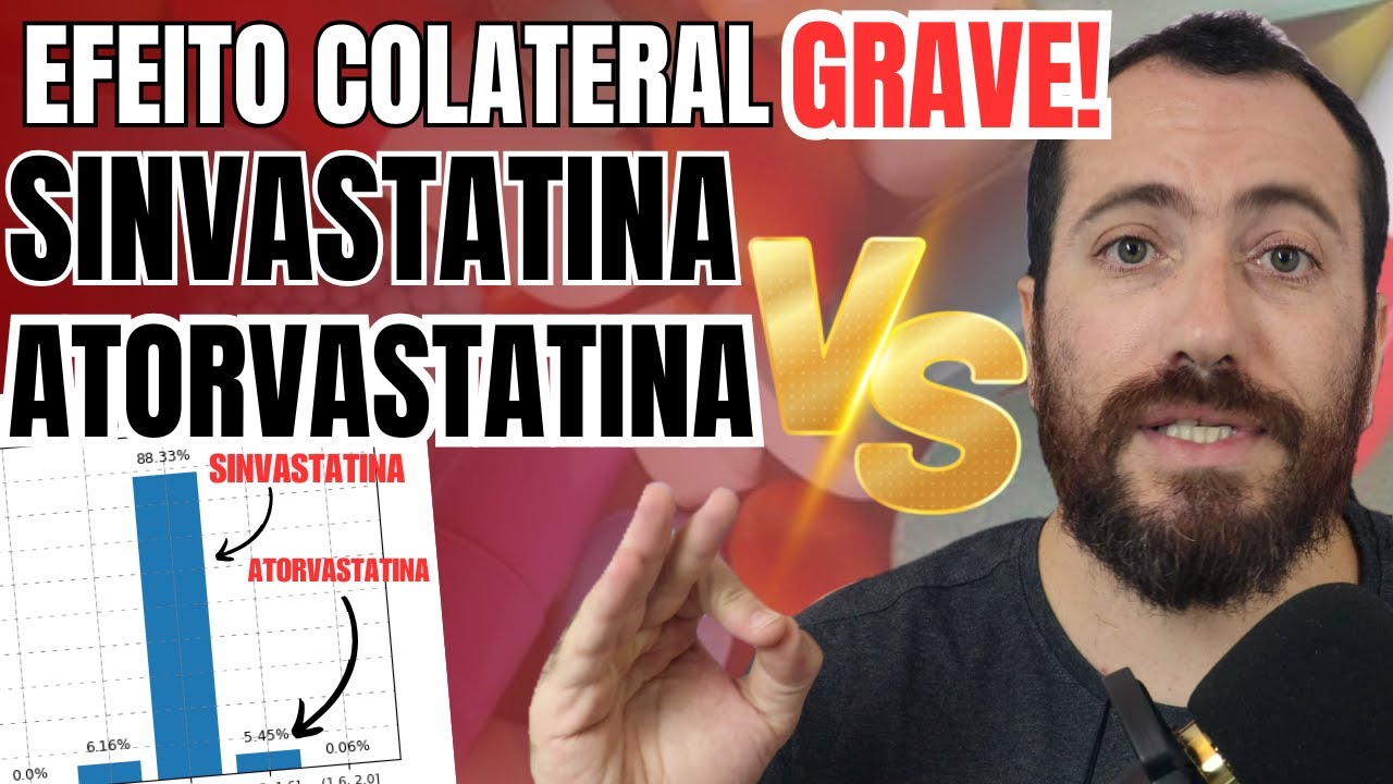 Efeito colaterais da sinvastatina e atorvastatina, qual delas causa mais rabdomi&oacute;lise?
