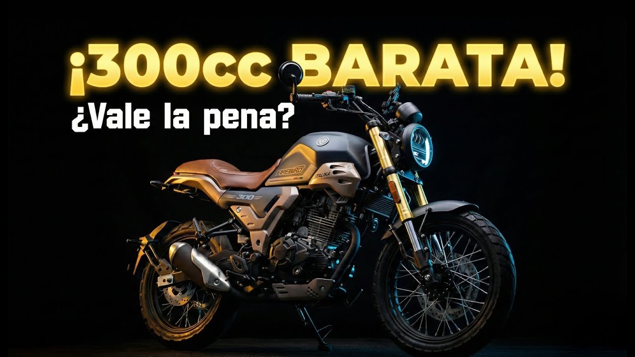 La nueva Firebird 300 de Italika... ¿vale la pena o es puro marketing? #italika #Firebird300 #biker