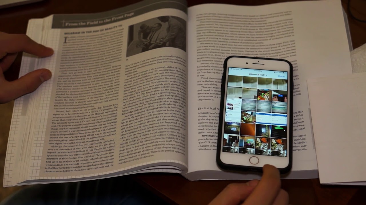Scanning a Textbook &mdash; Speechify How-To