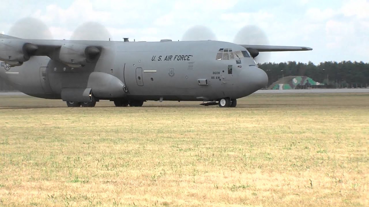 C-130 Hercules Grass Landings in Poland