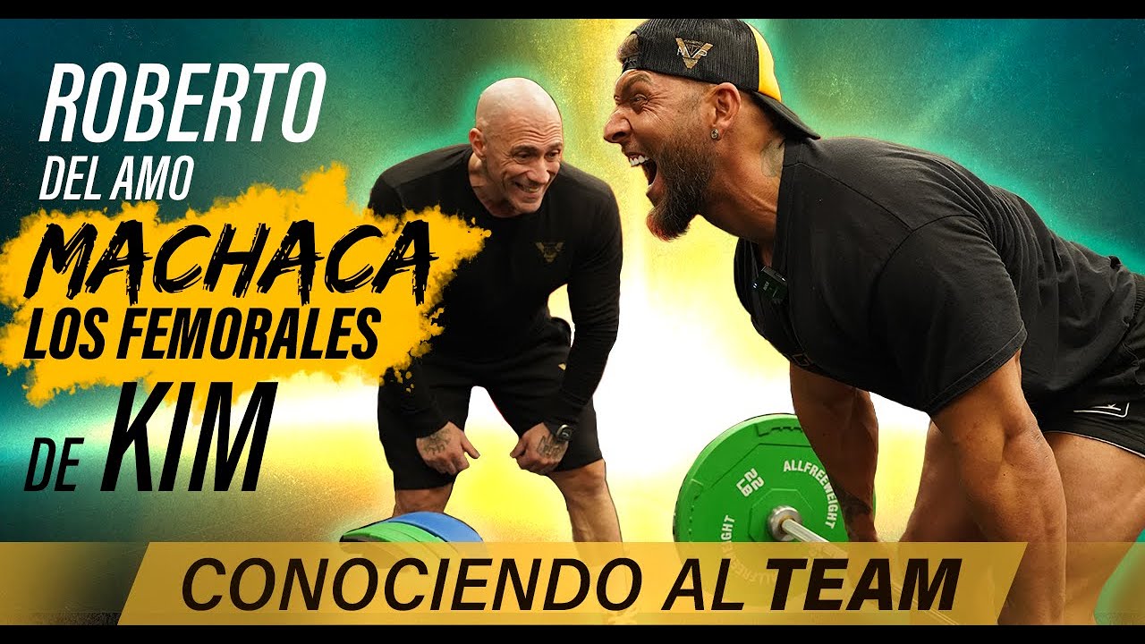 KIM ÁNGEL SE SOMETE AL ENTRENAMIENTO DE FEMORALES DE ROBERTO DEL AMO