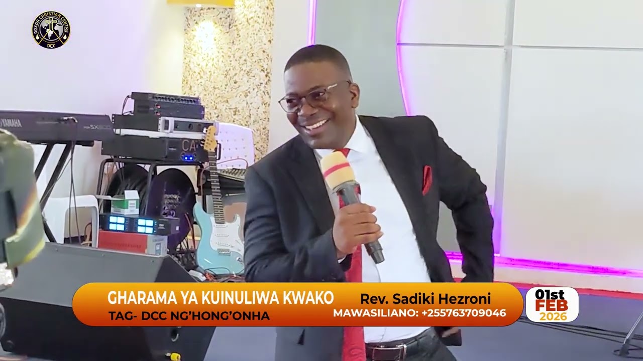 GHARAMA YA KUINULIWA KWAKO | REV. SADIKI HEZRON  | TAG DCC NH'ONG'ONHA