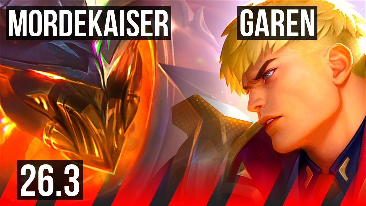 MORDEKAISER vs GAREN (TOP) | EUW Master | 26.3