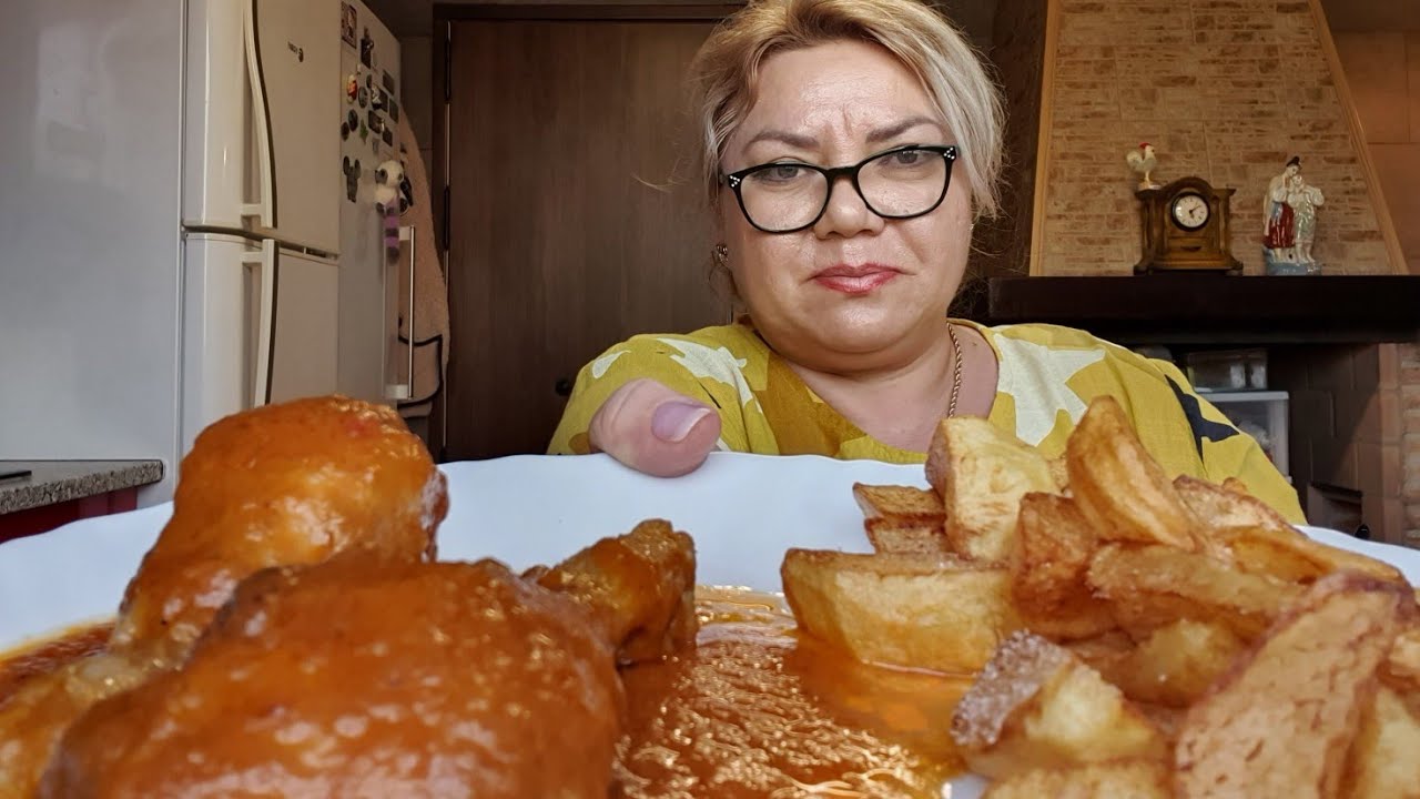 МУКБАНГ 🍽 ДАВНО ТАК ВКУСНО НЕ ЖРАЛА. MUKBANG🍴FOR A LONG TIME I DID NOT EAT SO DELICIOUSLY но asmr