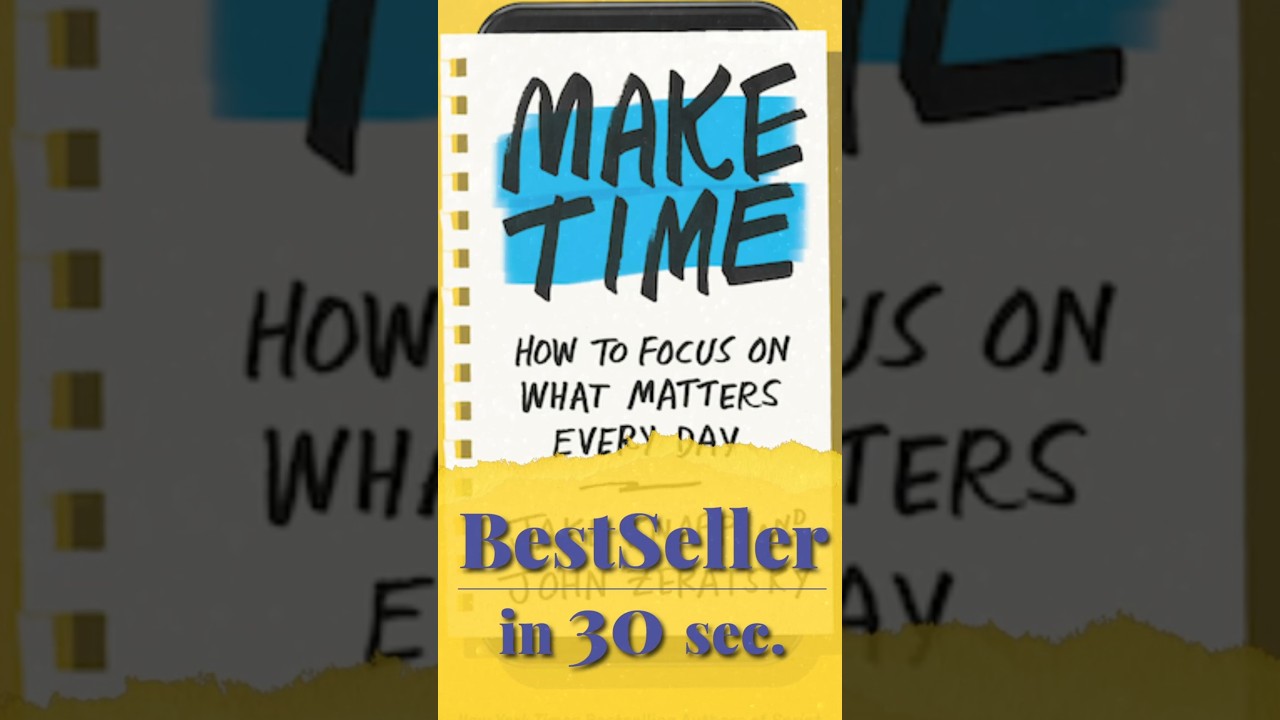 Make Time in 30 Seconds! Knapp & Zeratsky's Time Management Hacks!