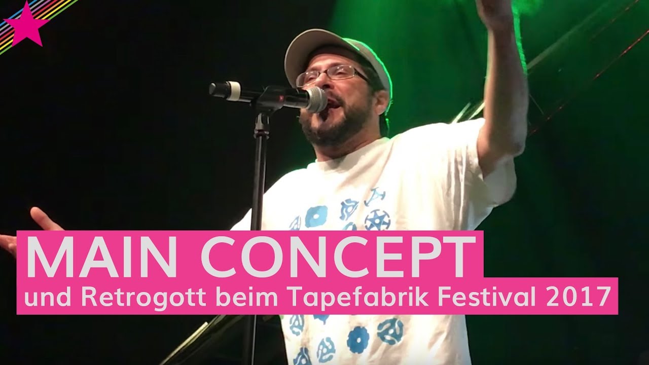 Main Concept & Retrogott live beim Tapefabrik Festval 2017
