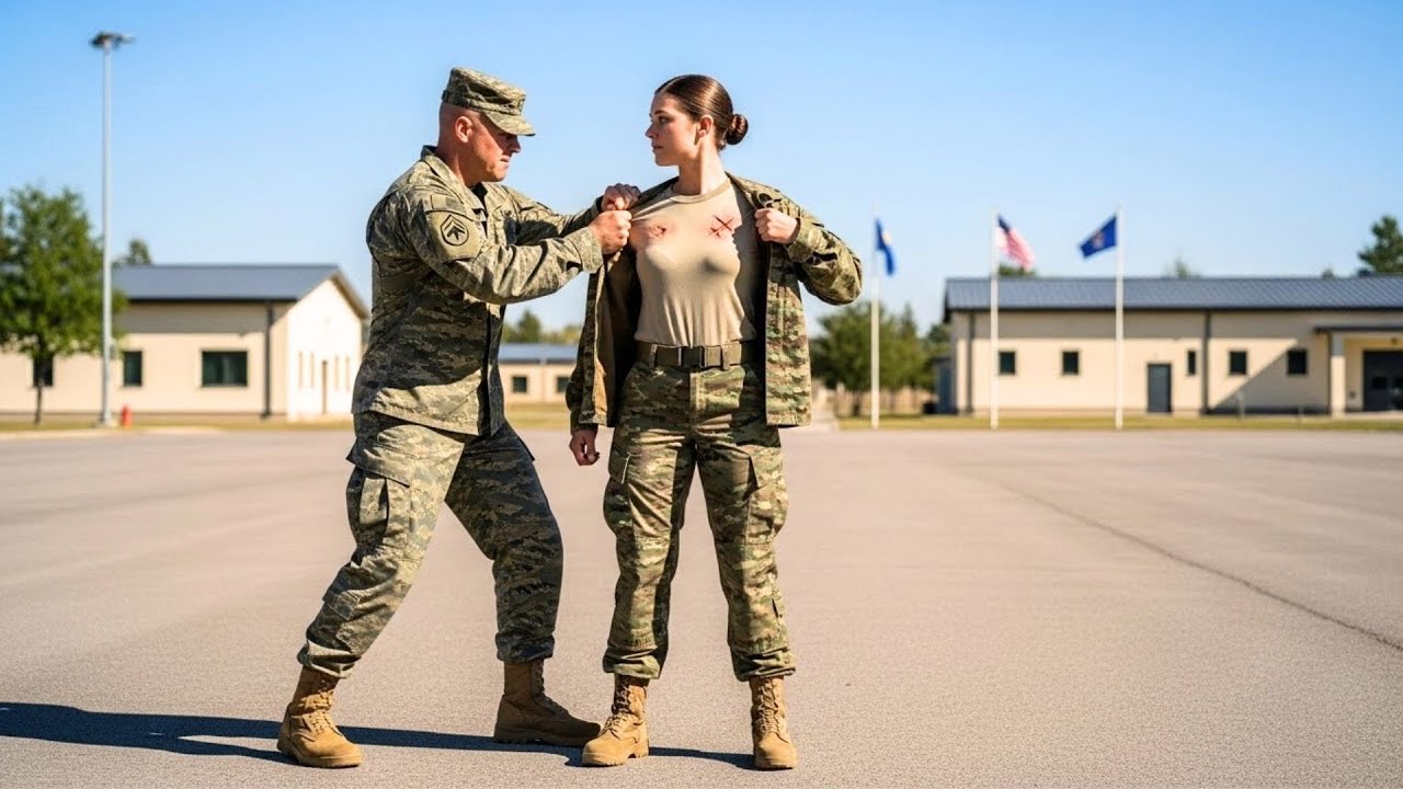 Sergeant Ripped Her Uniform for Being Messy — She Showed Him the Blast Scars  Underneath