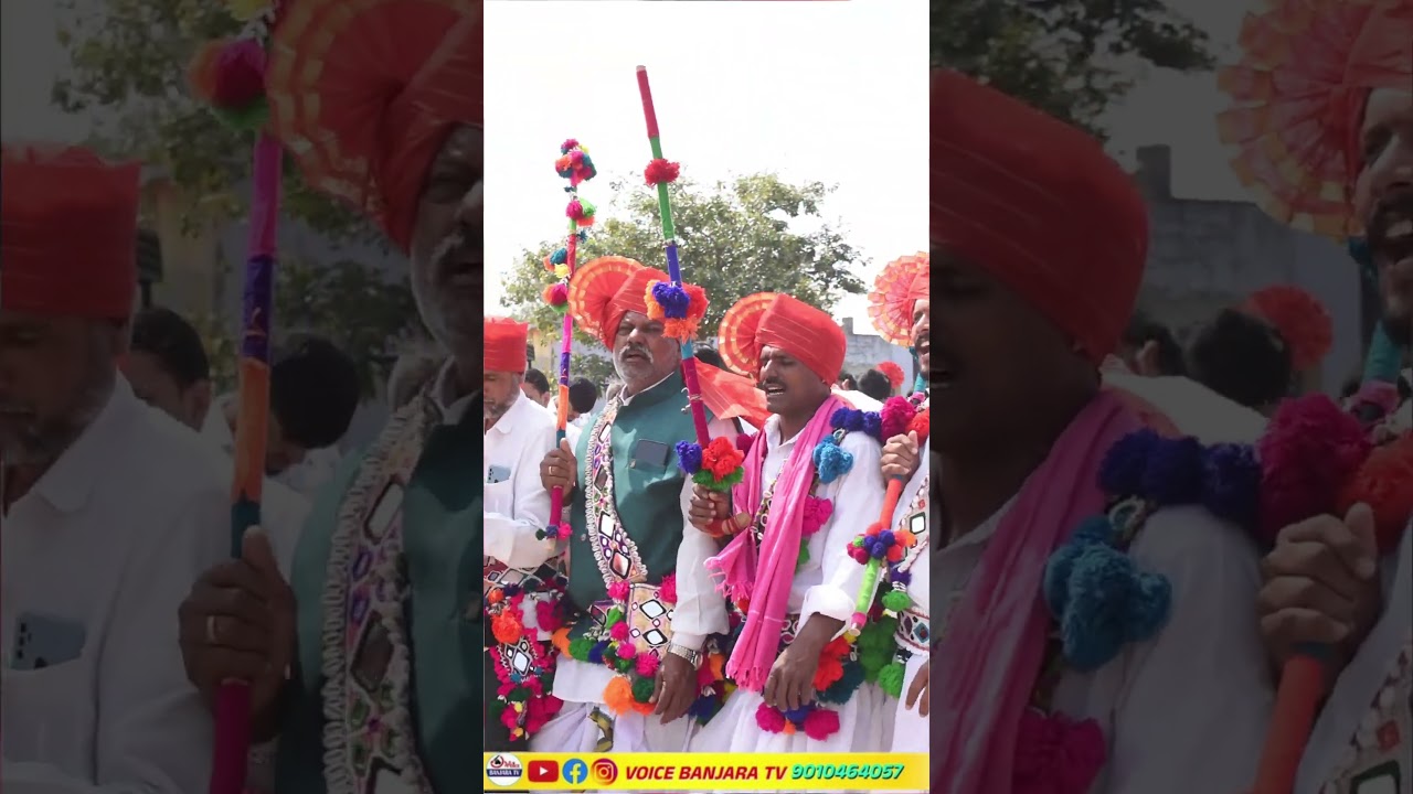 Banjara Culture Holi Festival Celebration Gandhari, Kamareddy #banjara #banjaraholi