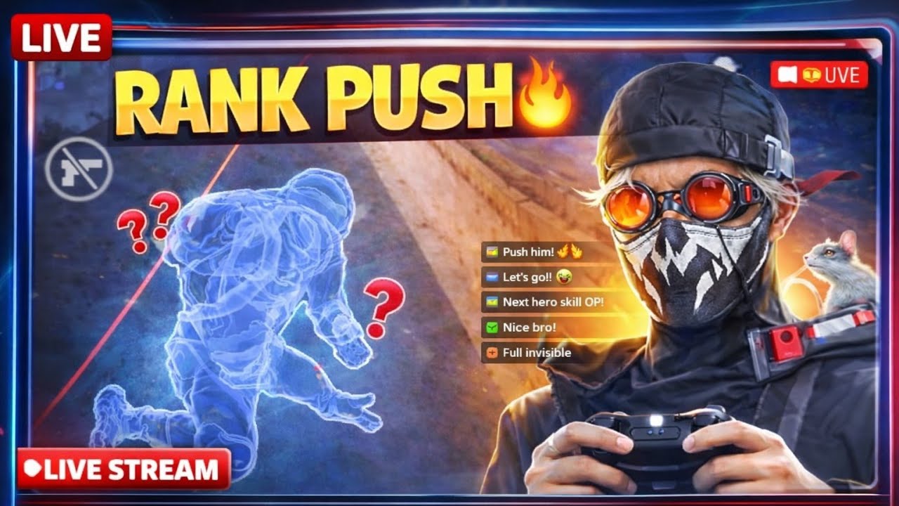 TapX Gamer is live Free fire gameplay😎