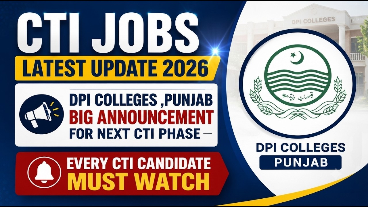 CTI Jobs Latest Update 2026 | DPI Colleges Big Announcement for Next CTI Phase| Every CTI Must Watch