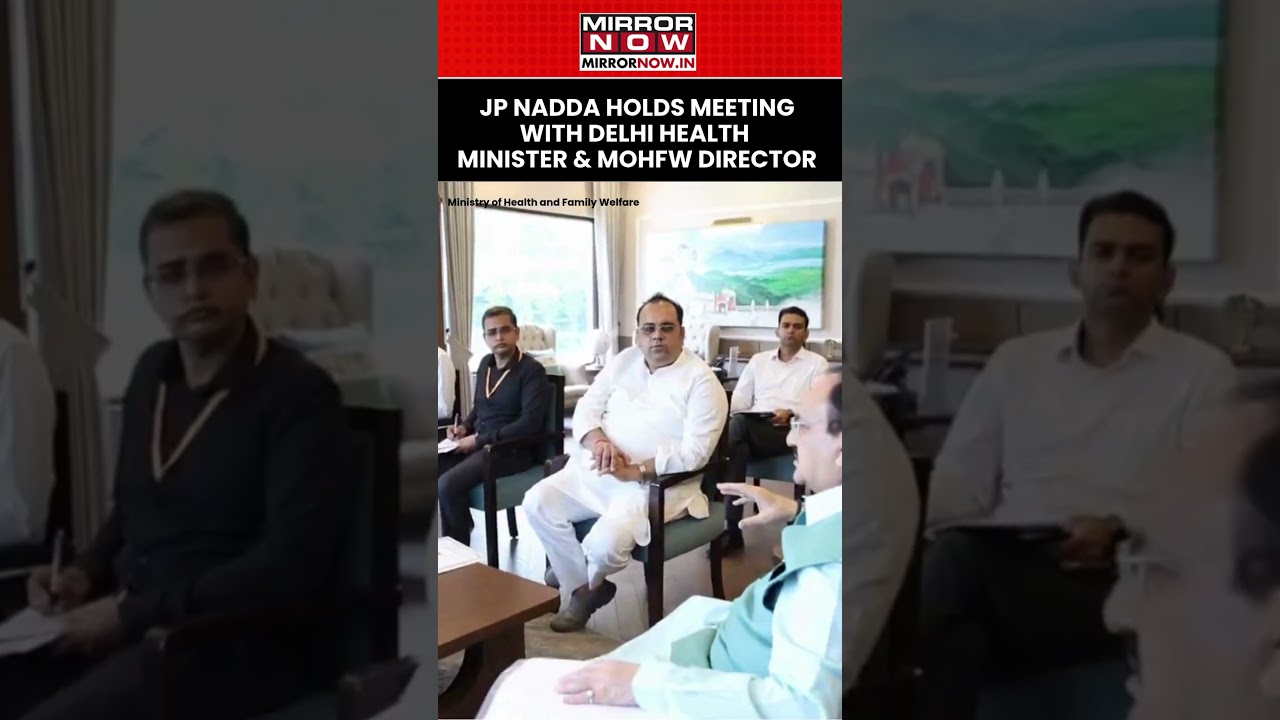 JP Nadda Holds Meeting With Delhi Health Minister & MoHFW Director To Review H1N1 Situation #shorts