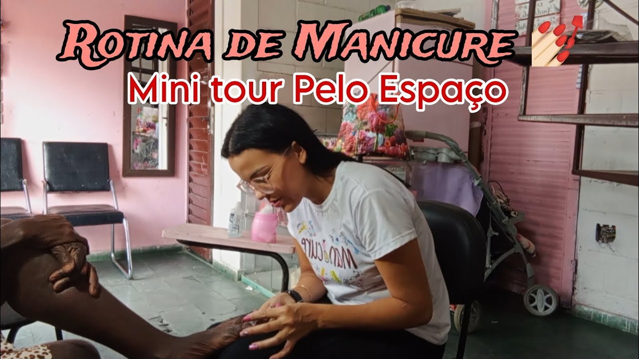 Rotina de Manicure| como faço meu atendimento| Mini tour pela Esmalteria #manicure #nails