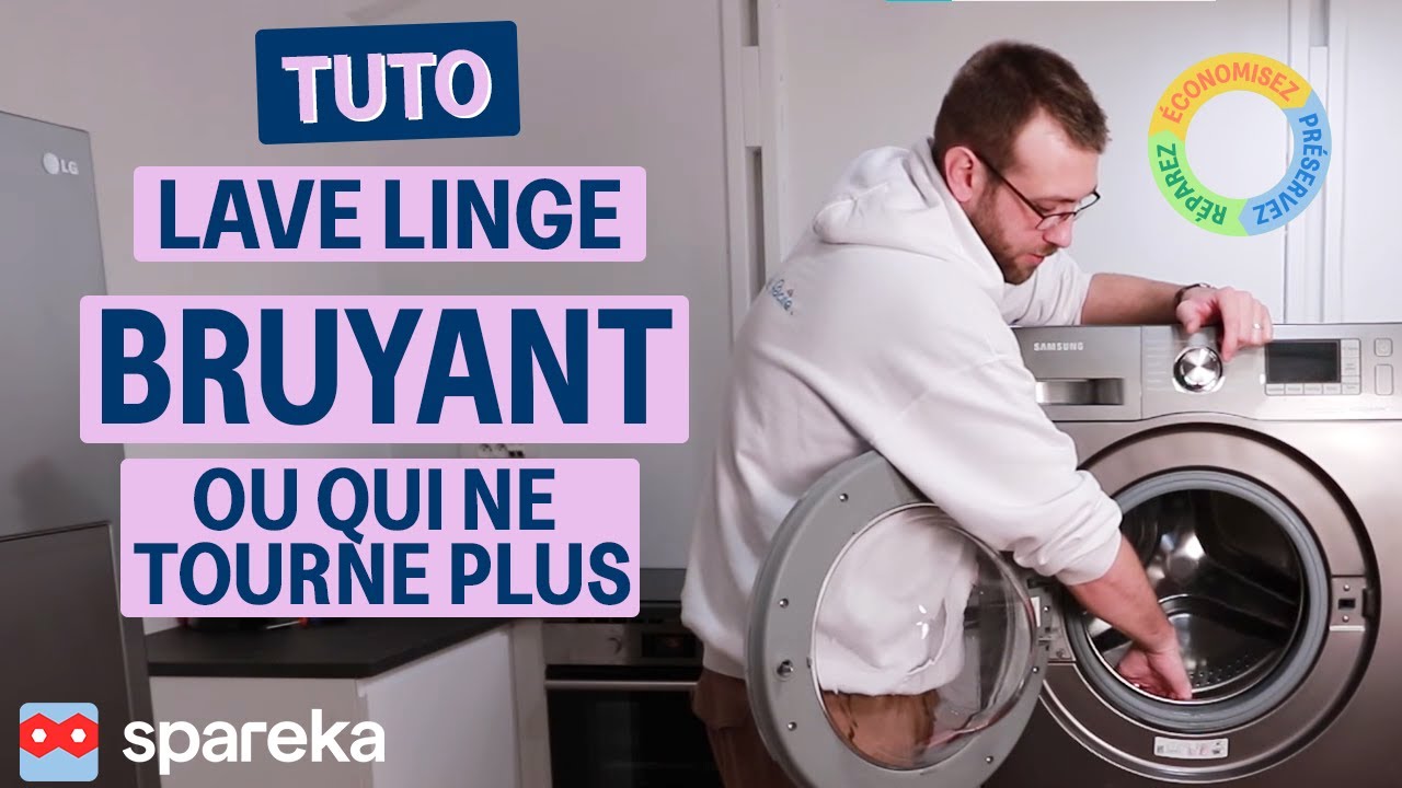 Machine à laver bruyante ou bloquée ? Les causes et comment les réparer