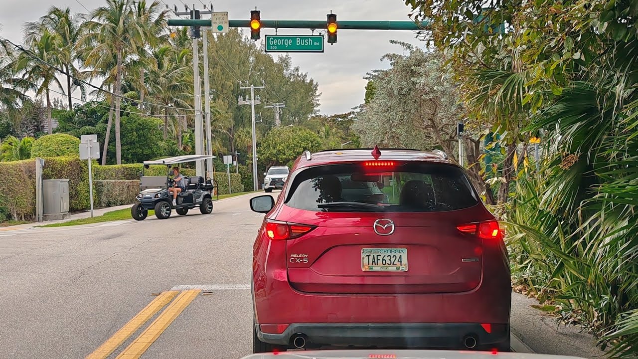 Флорида. Едем из Майами на север. Sawgrass Mills Молл, шоссе вдоль океана до West Palm Beach. 