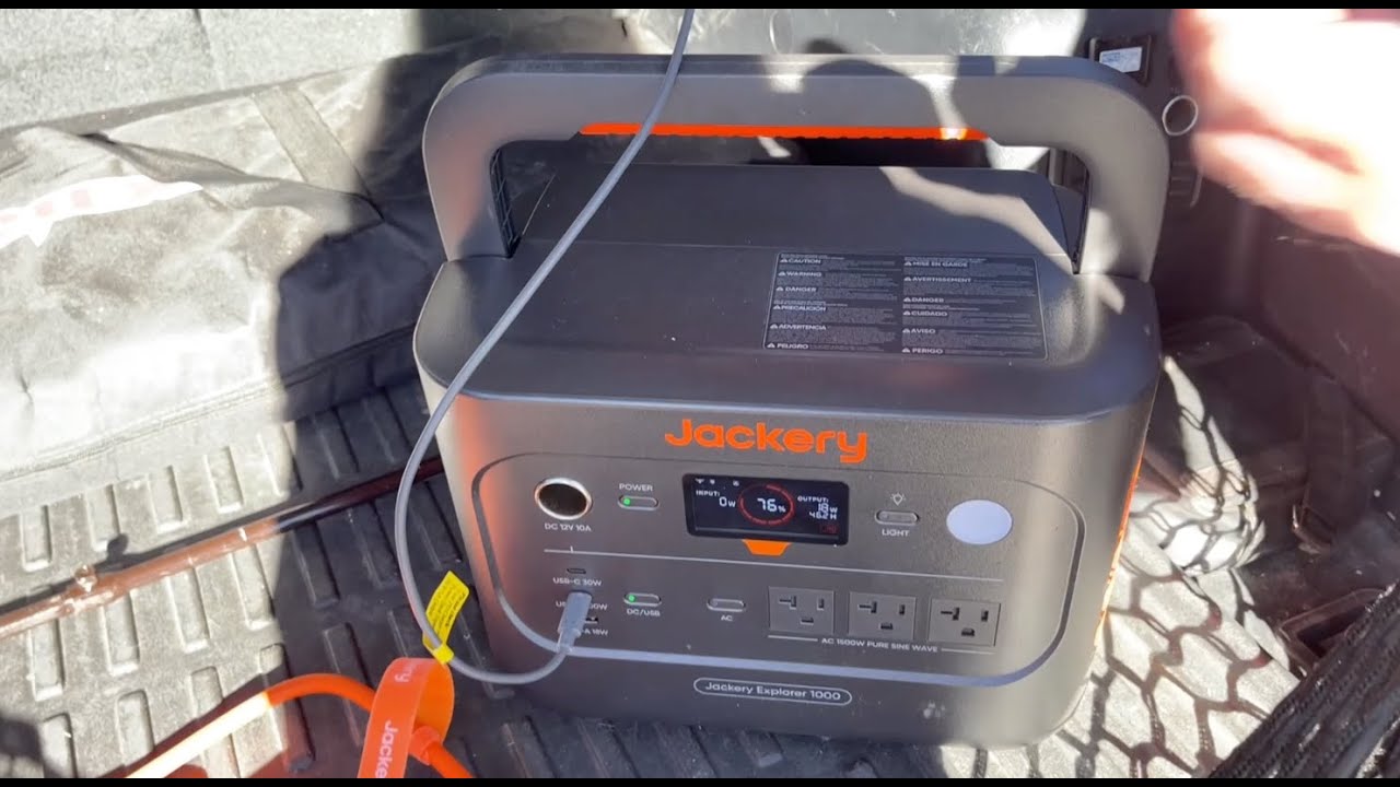 Jackery Explorer 1,000 v2 Power Storage Solar Generator Review