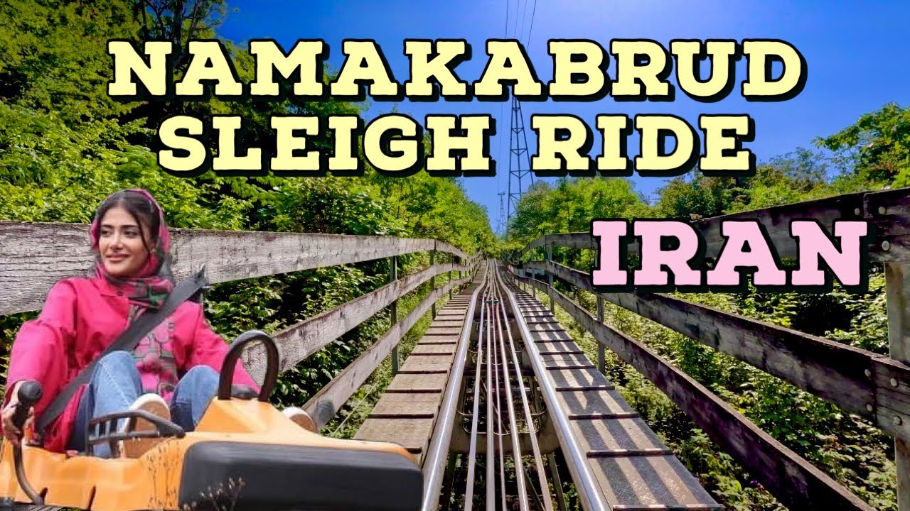 Walking Iran| Namakabrud Sleigh Ride |4k #travel #travelvlog #iran #tour #road