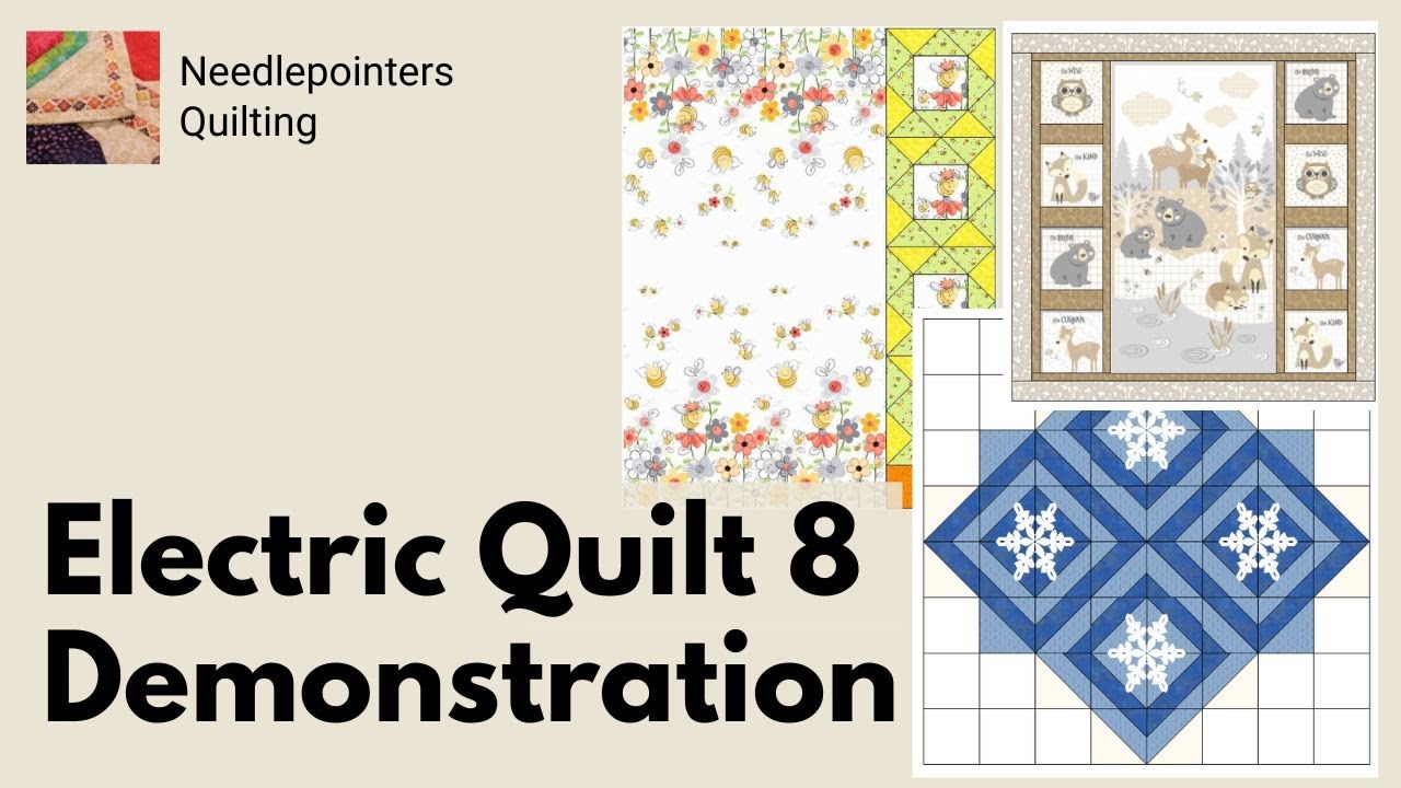 Design your own quilts with EQ8! See a Demonstration.