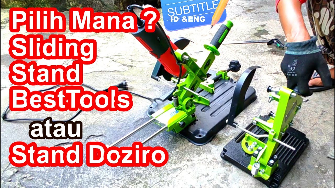sliding bisa geser & dudukan gerinda tangan apa bedanya?