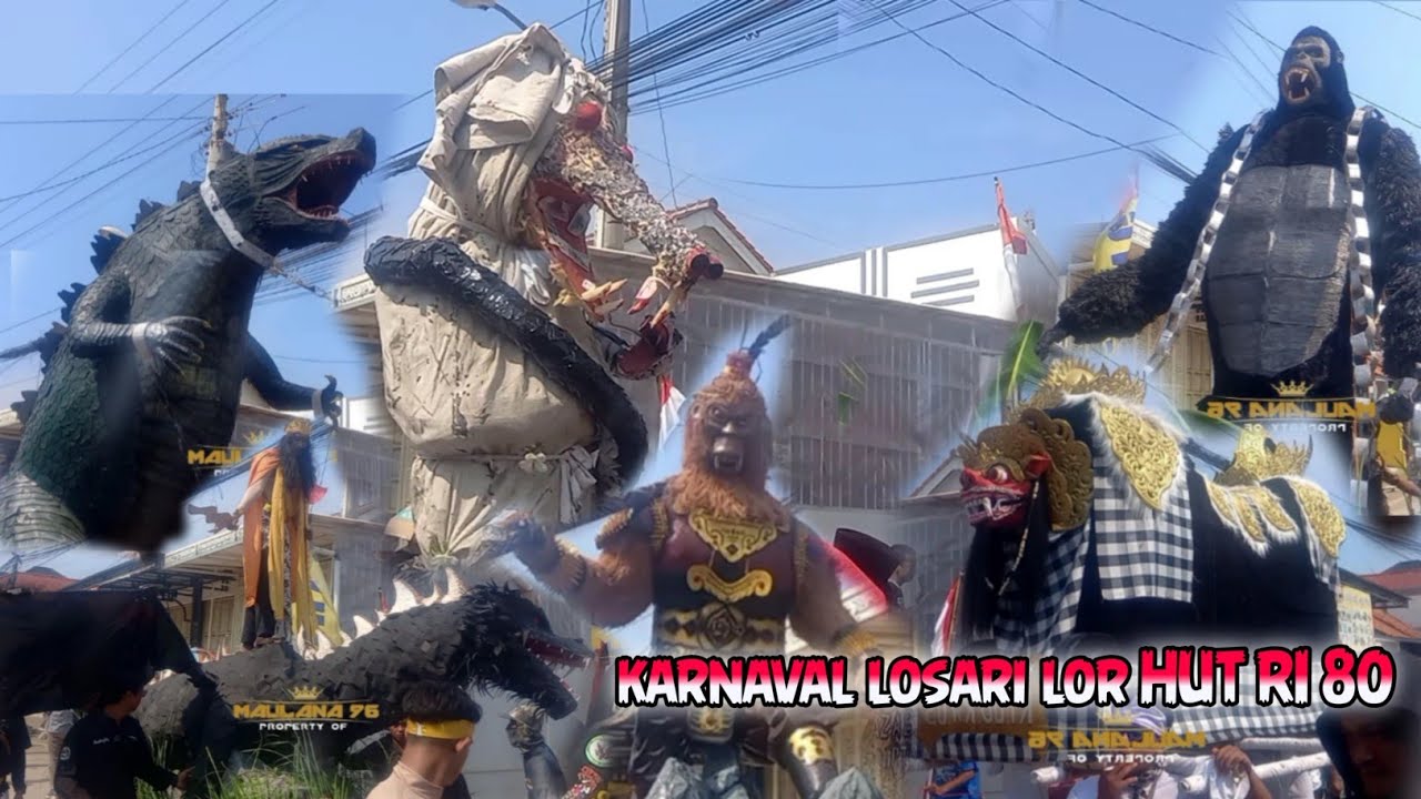 KARNAVAL DESA LOSARI LOR HUT RI KE 80 