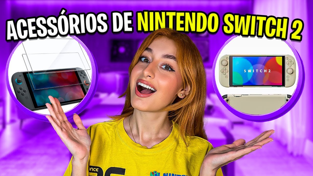 Comprei os PRIMEIROS acessórios do Nintendo Switch 2… vale a pena? 👀