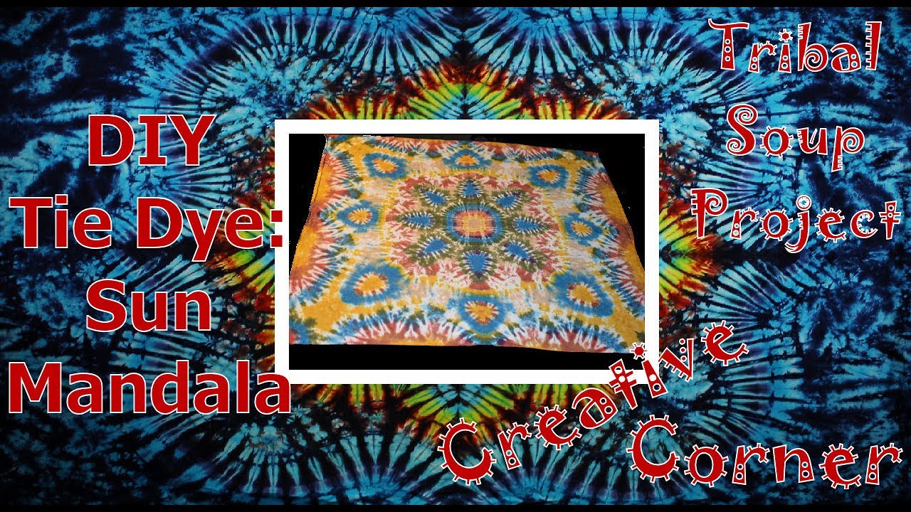 TSP Creative Corner: How to Tie Dye a Sun Mandala