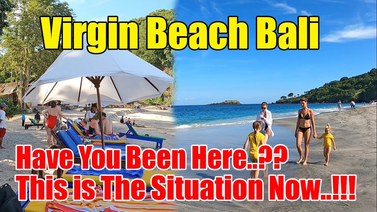 Nice Beach In East Of Bali | Virgin Beach Karangasem Bali Situation Now