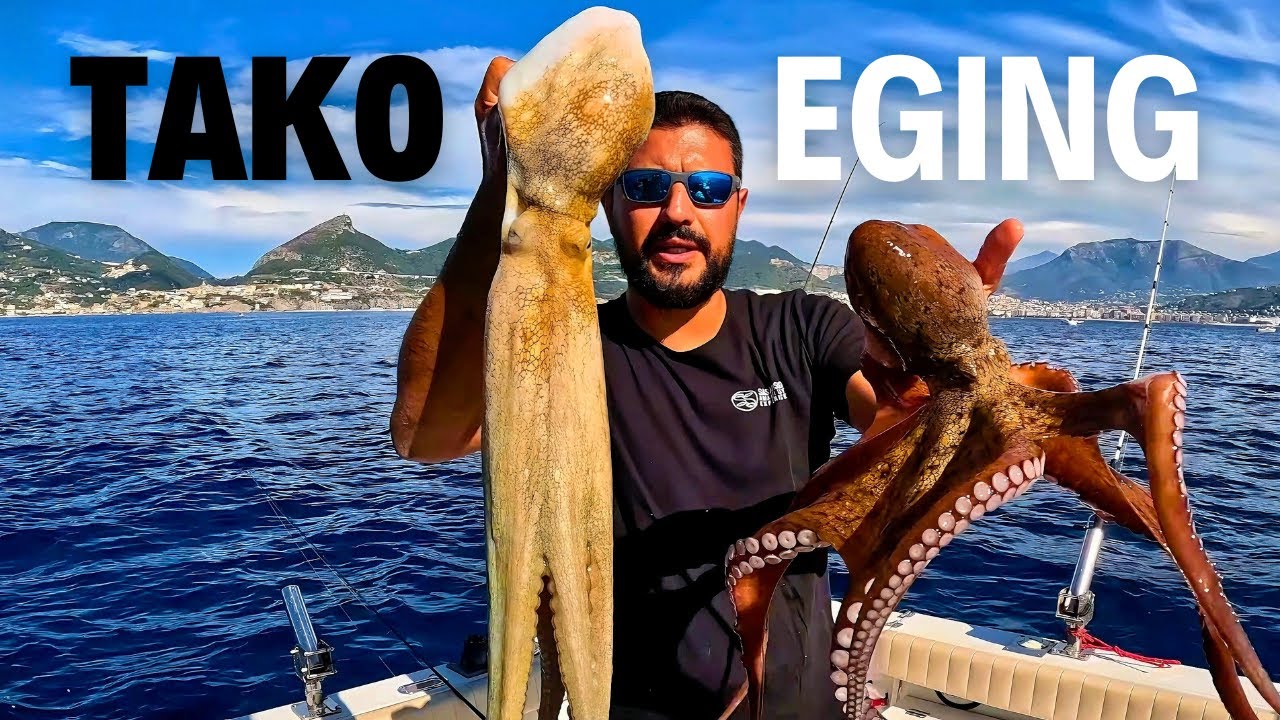TAKO & EGING IN BARCA - DUE TECNICHE DUE SPECIE E UNA MEZZA GIORNATA PERFETTA