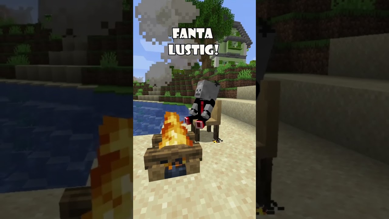 MINECRAFT SHORTS DIE LASAGNE IN DIE SCHUHE SCHIEBEN!
