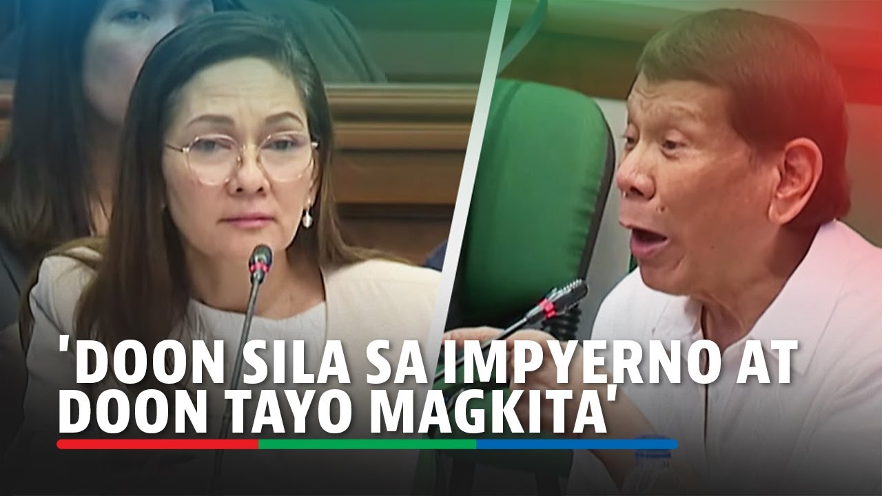 Meet in hell? 'Wala akong ambisyon pumuntang impyerno,' Hontiveros tells Duterte | ABS-CBN News