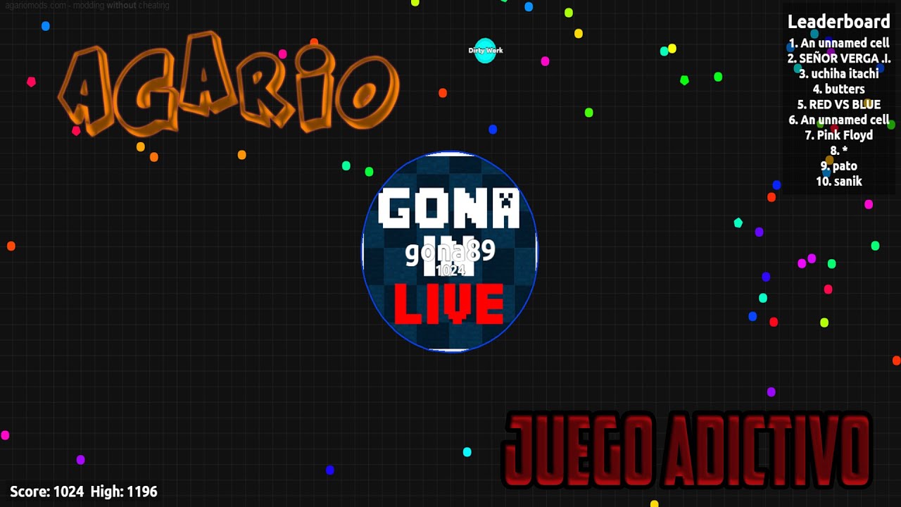 Agario Youtubers Agario GonaInLive