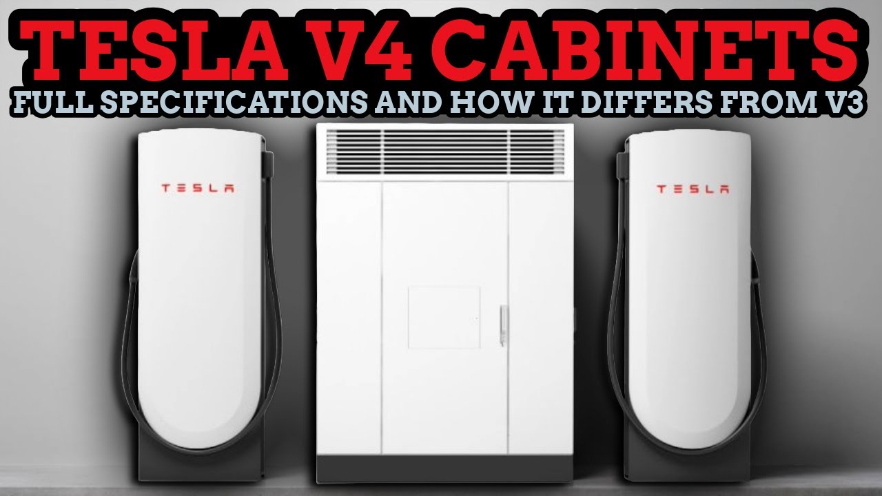 Inside Tesla&rsquo;s V4 Supercharger Cabinet! Size, Specs, And What&rsquo;s New!