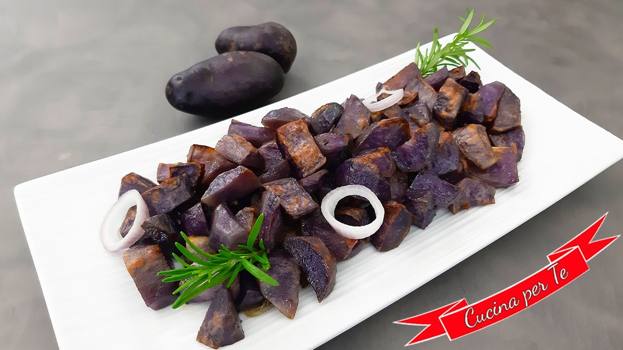 Patate Viola al Forno - Contorno